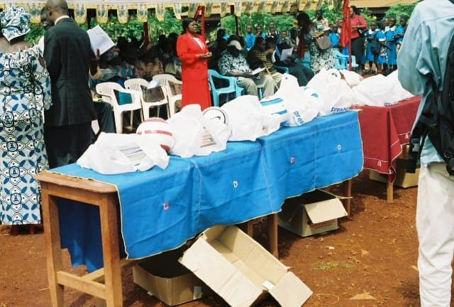 Operation Backpack school-supply distribution, Bafoussam 2005 — photo 1 of 28